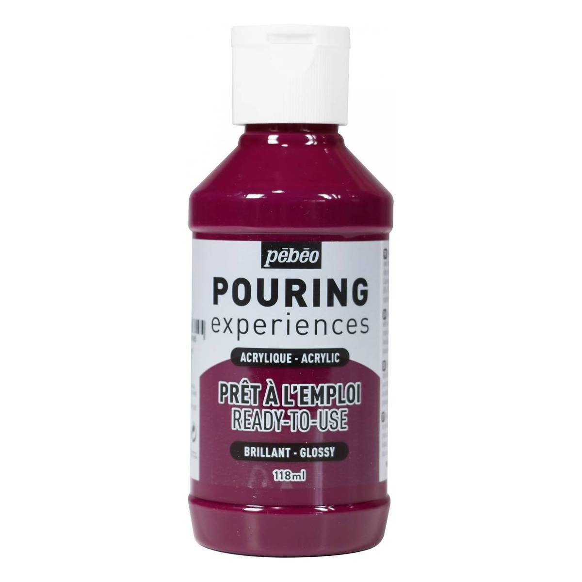 Pebeo Deep Magenta Pouring Experiences Acrylic 118ml