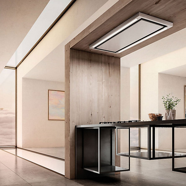 Hotte plafond Elica CLOUD SEVEN inox 90 cm évacuation