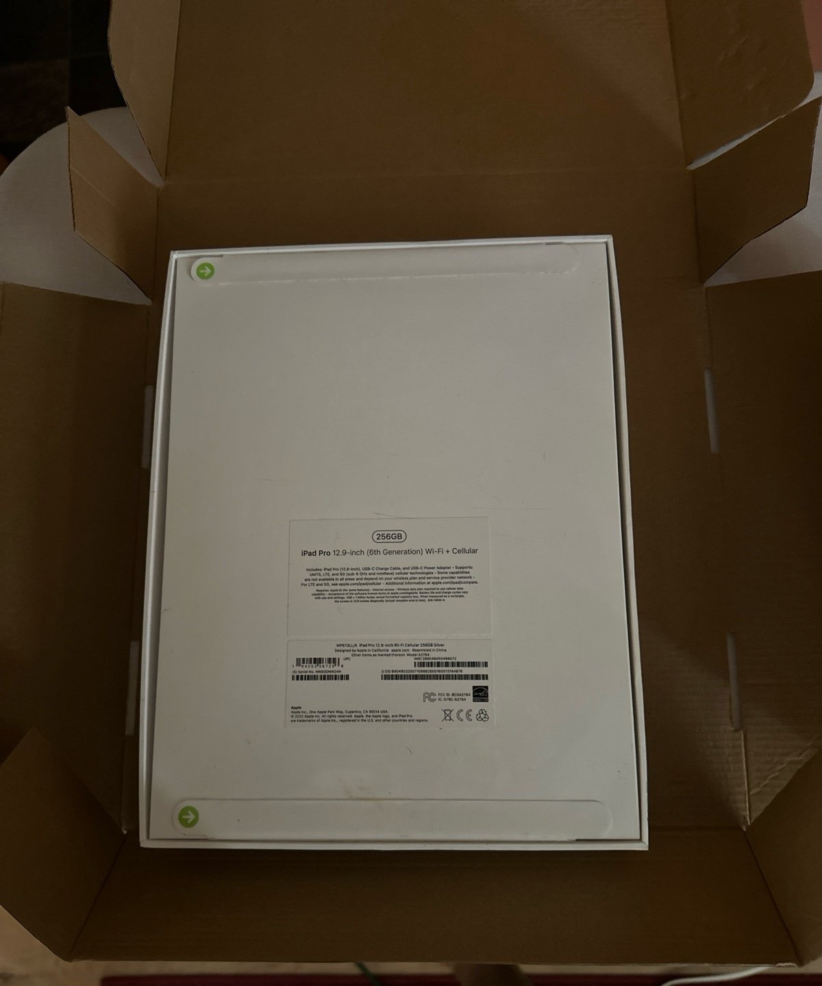 Apple iPad Pro 12.9 6th Gen 256GB Wifi + Cellular