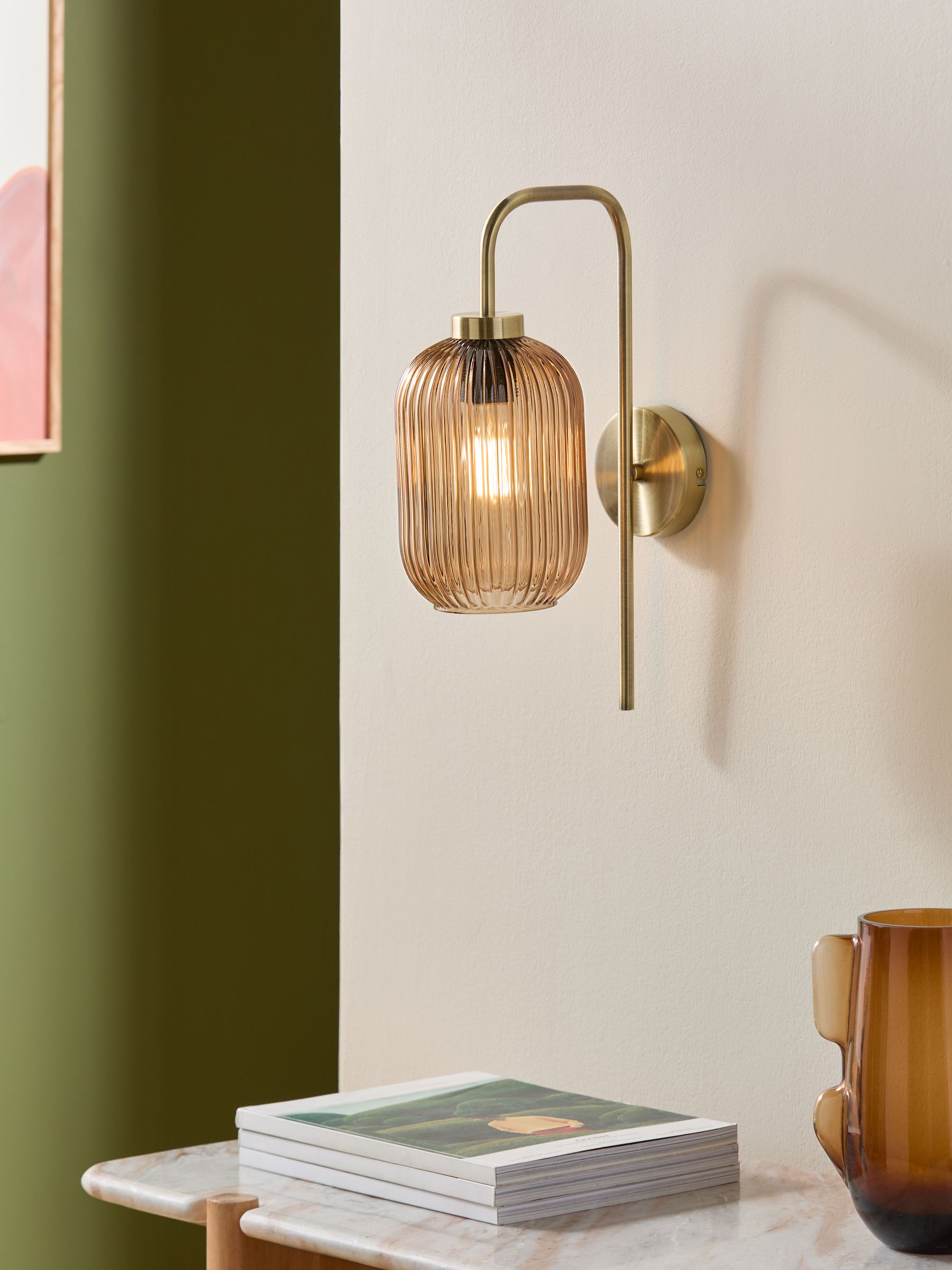 Briz Wall Lamp in Brown