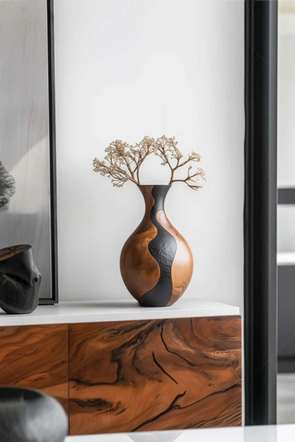 Vase Wood Sculpture #WG033