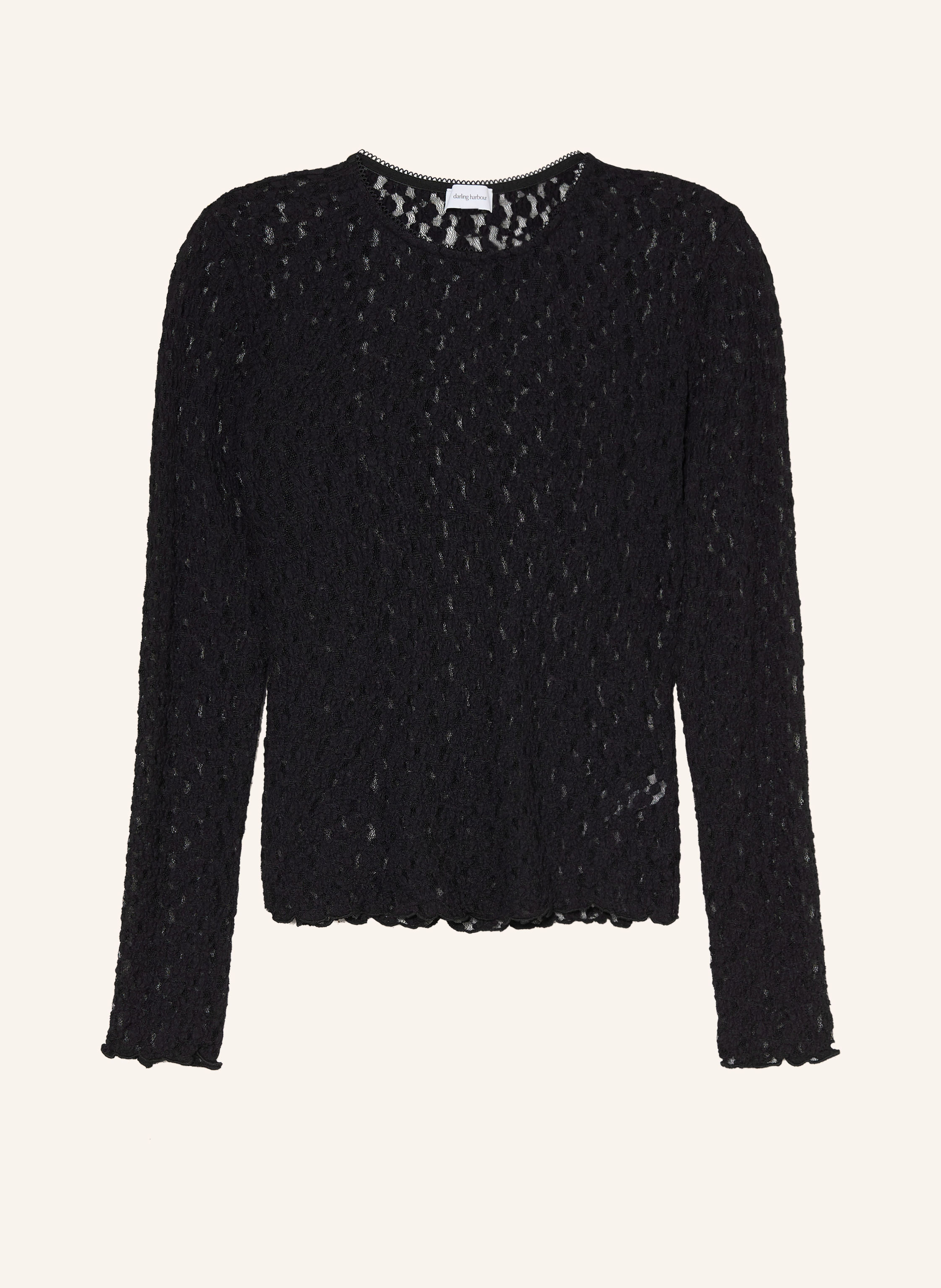 darling harbour Longsleeve aus Spitze