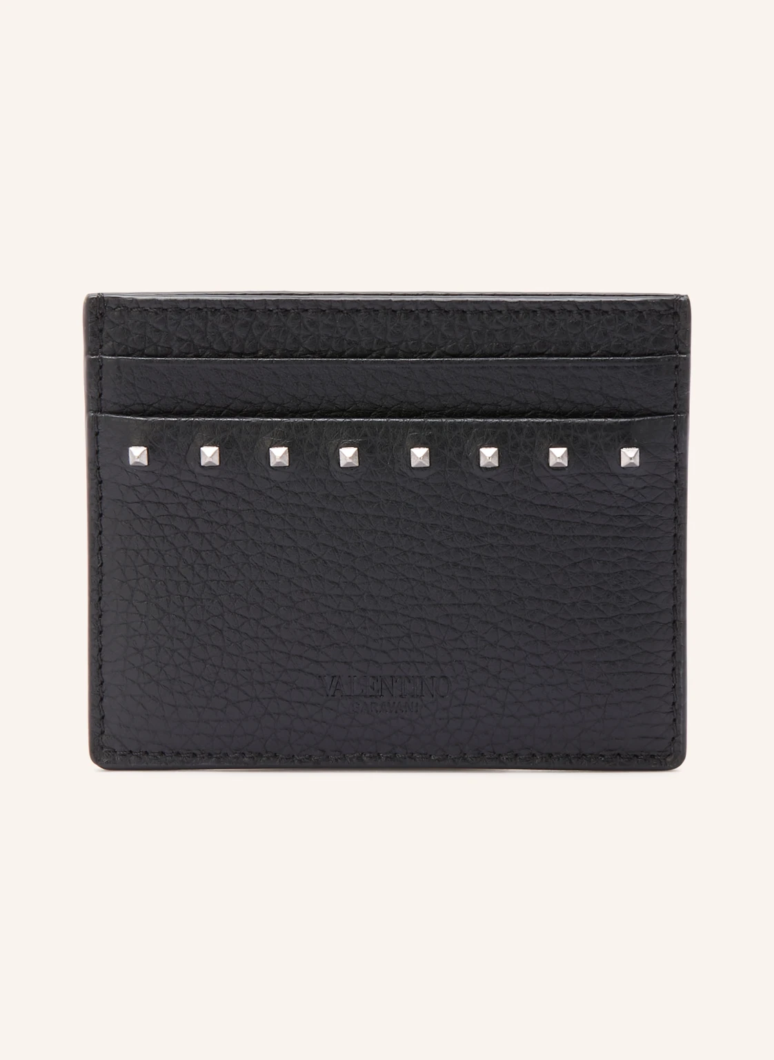 VALENTINO GARAVANI Kartenetui ROCKSTUD mit Nieten