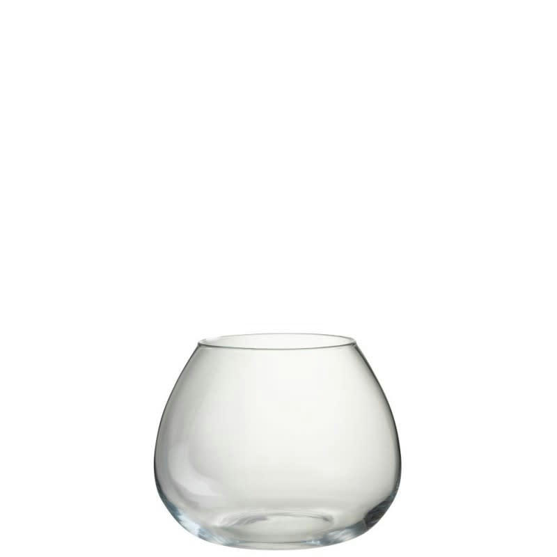 FIE - Vase verre transparent H23cm