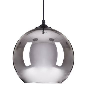Lampa wisząca MIRROR GLOW S srebrna 25 cm