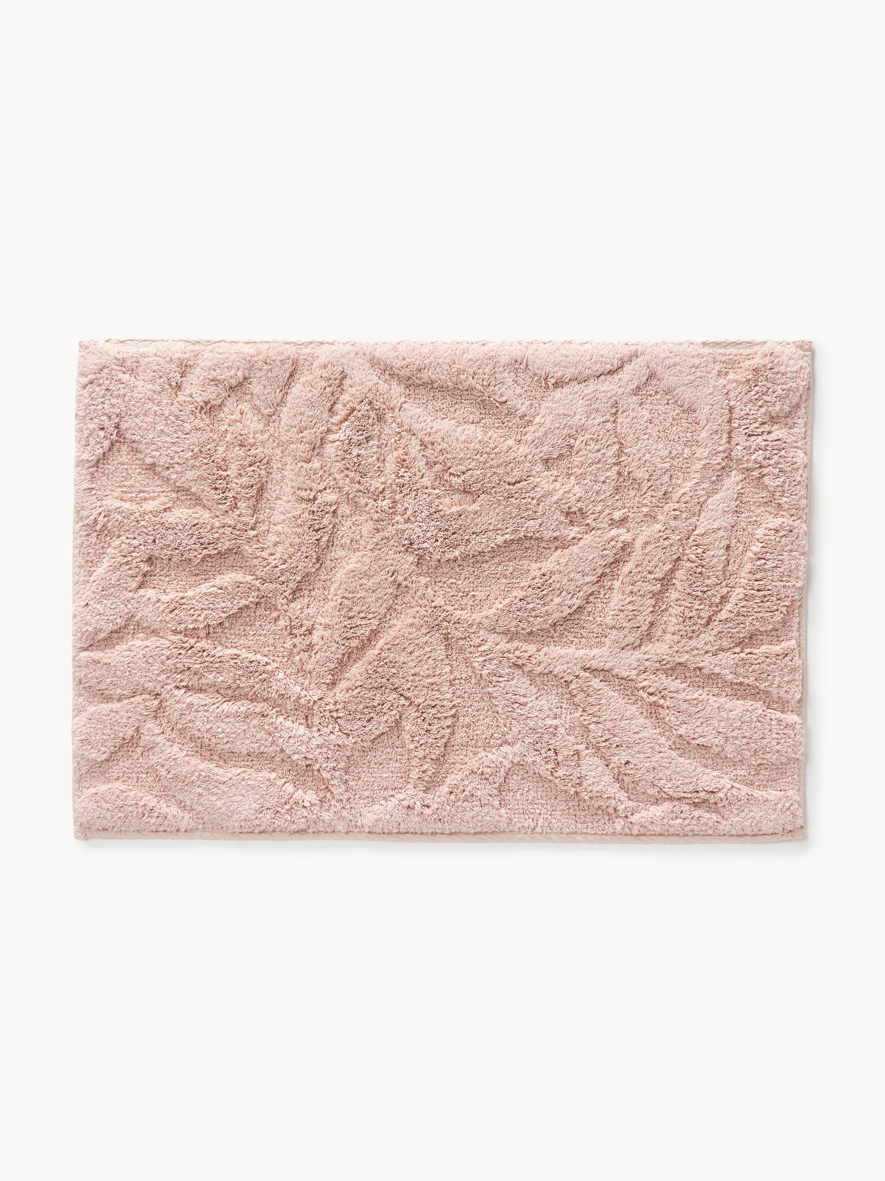 Hoch-Tief-Badematte Leaf, rutschfest