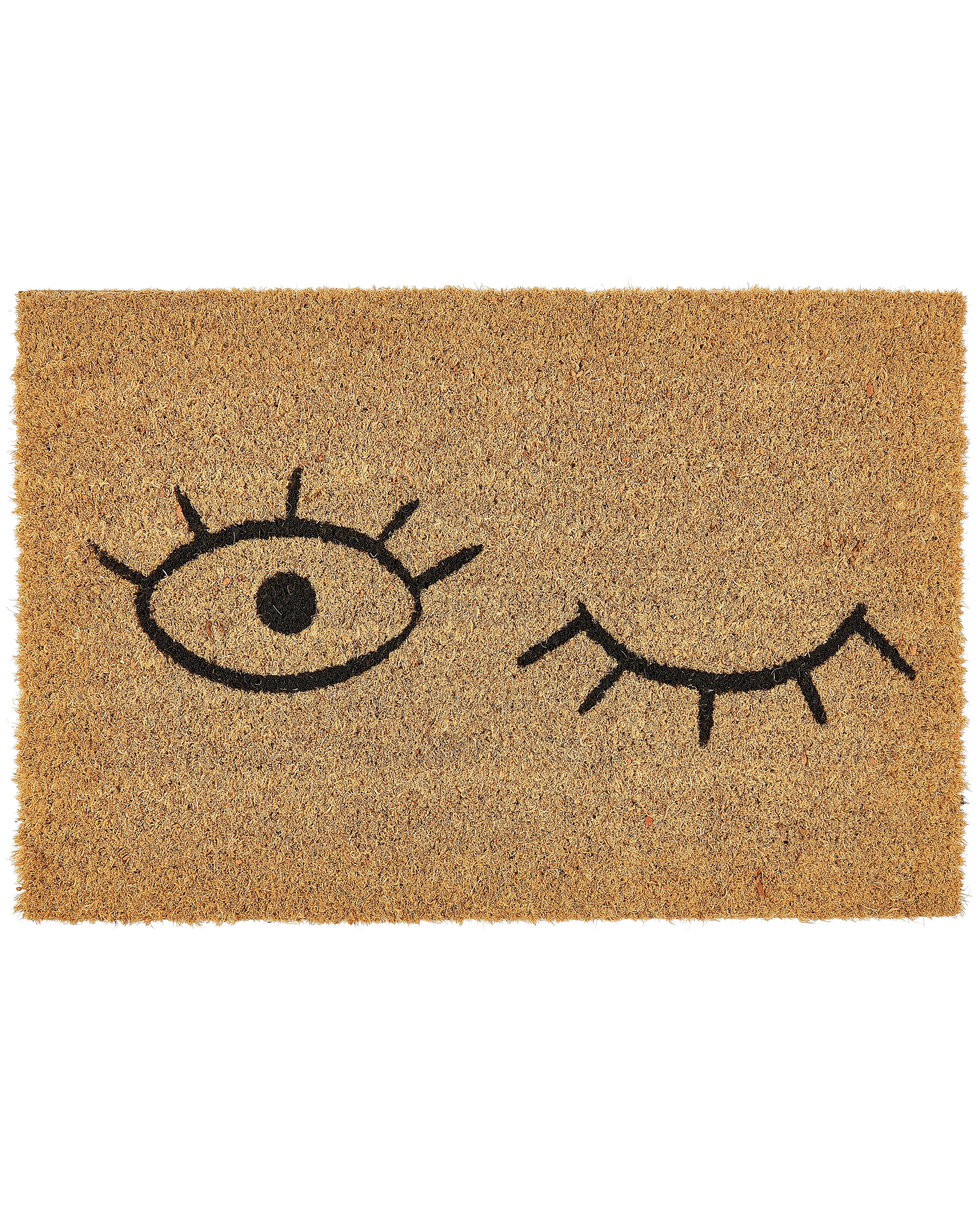 Doormat TAPULAO Natural 40 x 60 cm Coir