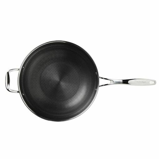 STANLEY ROGERS 32CM S/STEEL MATRIX TRI-PLY NONSTICK WOK SUITS INDUCTION