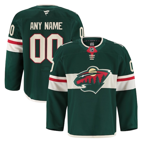 Minnesota Wild  Home Authentic Pro Custom Jersey - Green