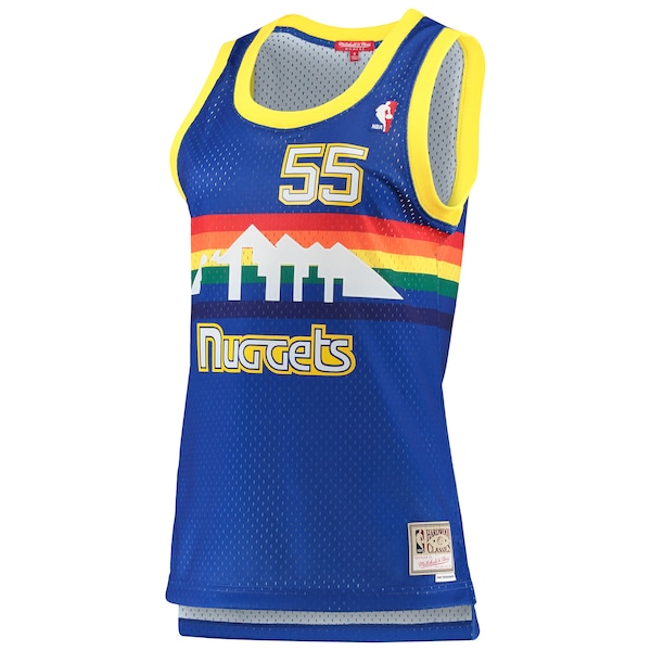Dikembe Mutombo Denver Nuggets Women's 1991/92 Hardwood Classics Swingman Jersey - Royal