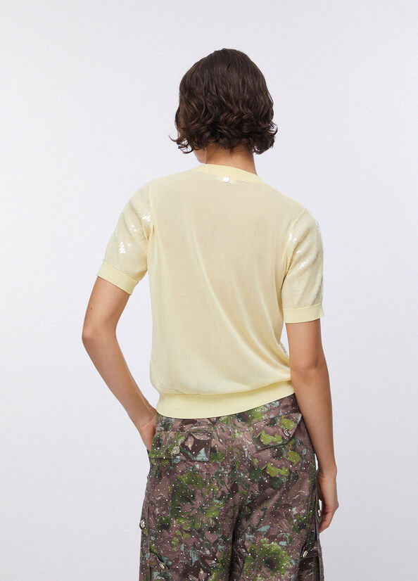 Top con paillettes