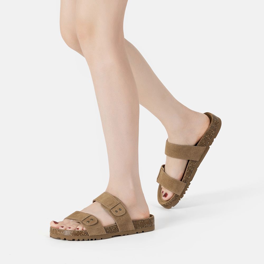 EverAu Australia Scarlet Leather Sandals