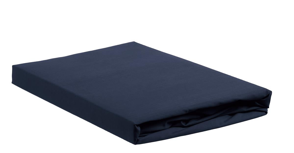 Ambiante hoeslaken AMBIANTE Jersey HL - 200x200/210 cm - donker blauw