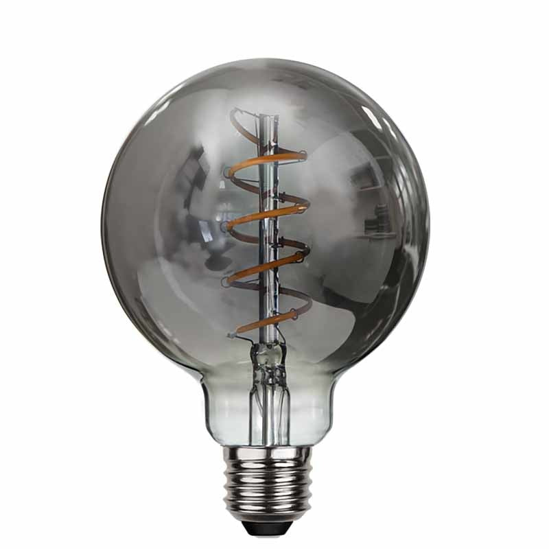 Highlight E27 9Watt Smoke Spiraal 95mm Dimbaar