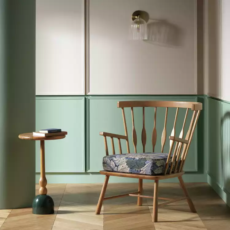 Habitat x Morris & Co. Canterbury Acanthus Armchair - Oak