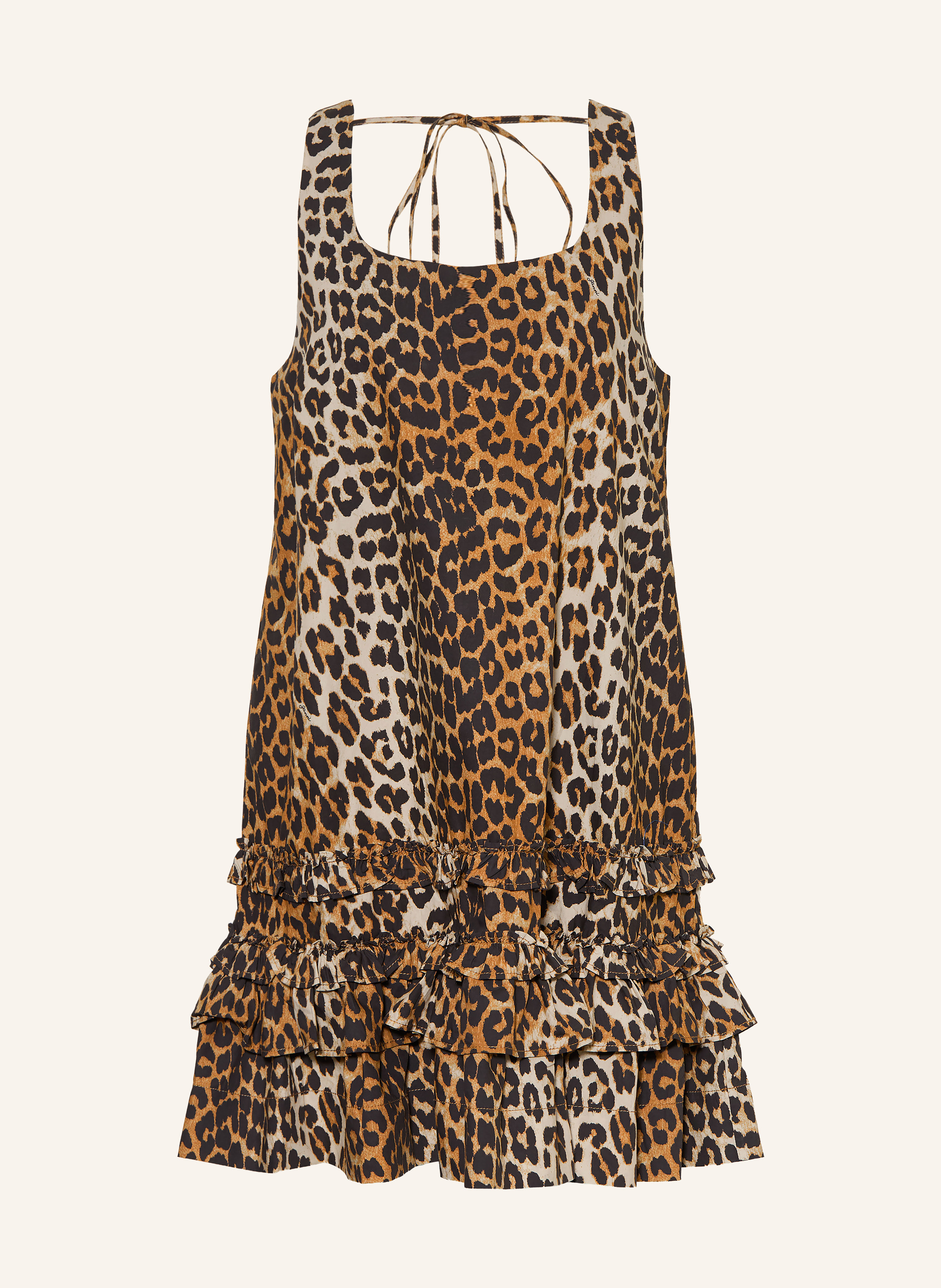 GANNI Kleid mit Rüschen