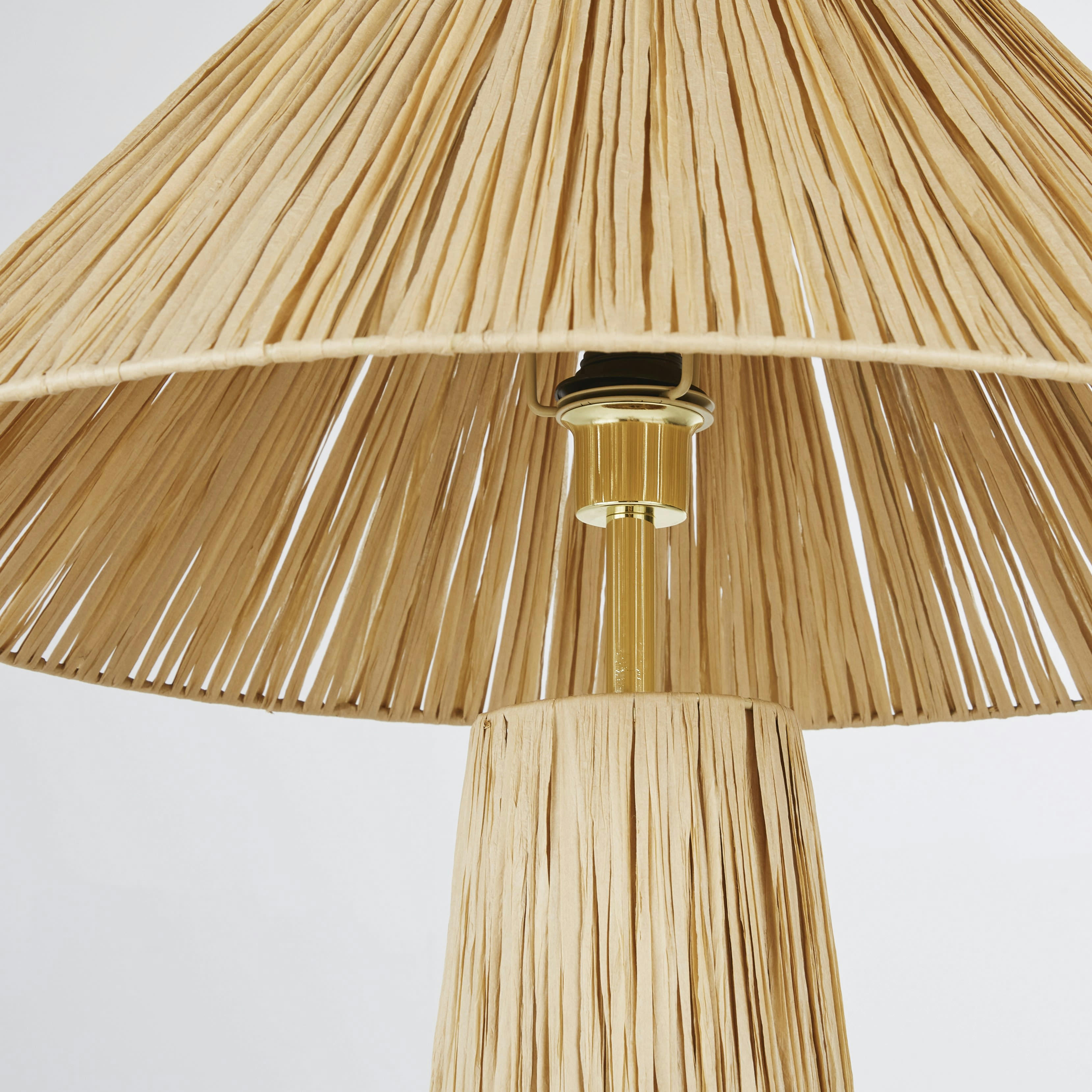 ROSY - Lampadaire en raphia H170