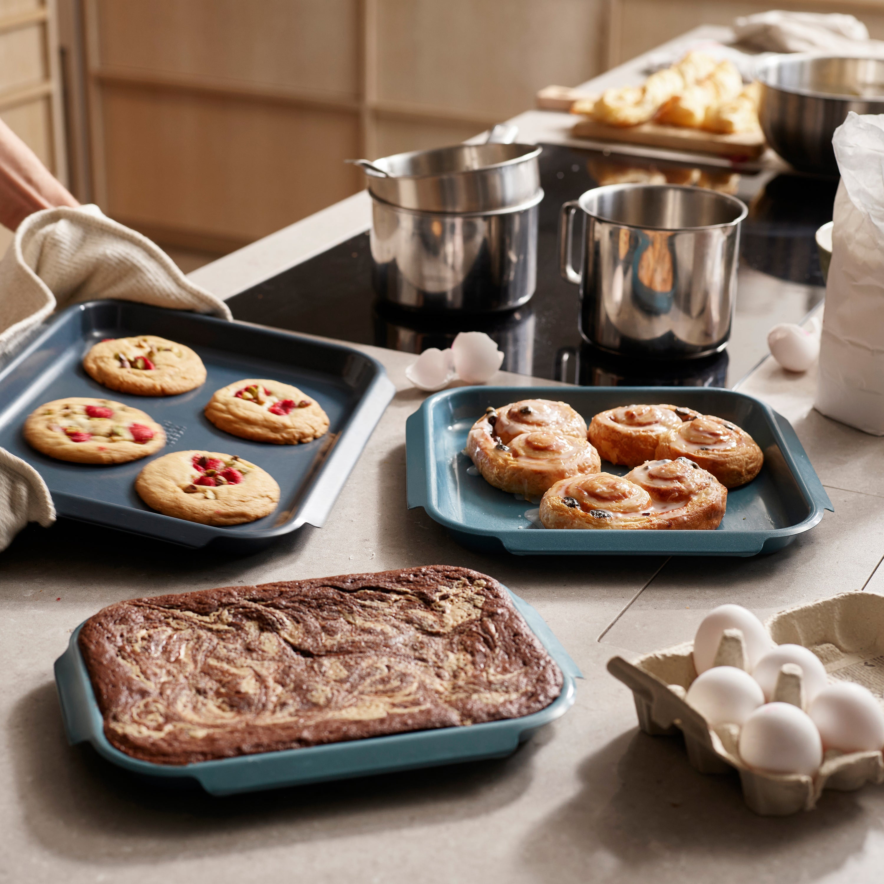 Joseph Joseph Nest Bakplaat - Set van 3 - Blauw