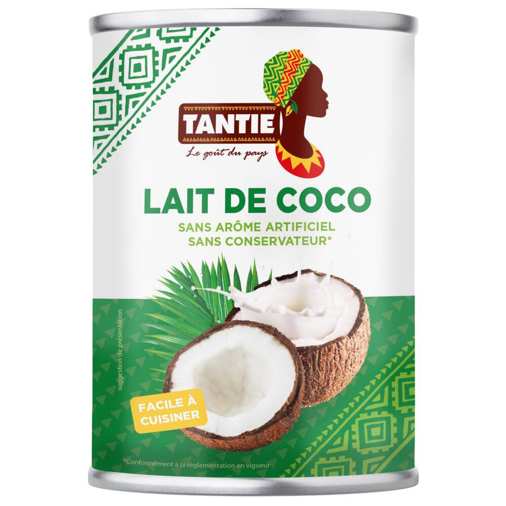 Lait de coco Tantie boÎte 400ml