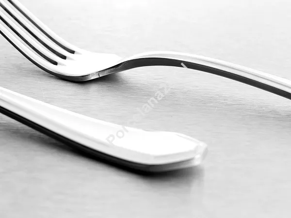 Komplet sztućców 24 cz. na 6 osób Hisar - Riva (4.0/3.0 mm) wysoki połysk
