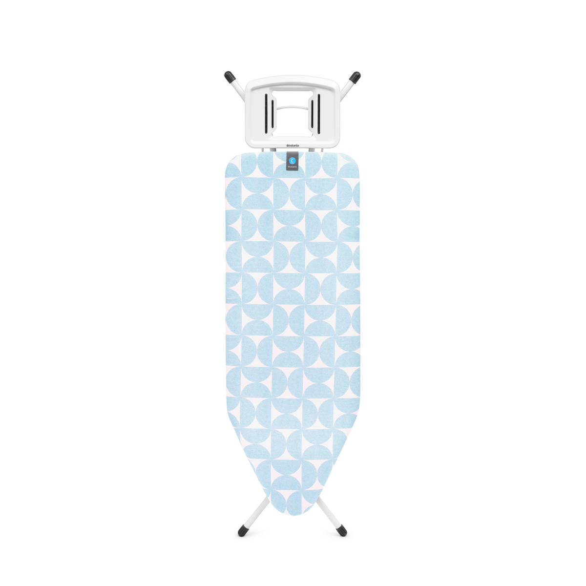 Brabantia Strijkplank C, 124x45 cm, solide strijkerhouder 219689 - Fresh Breeze