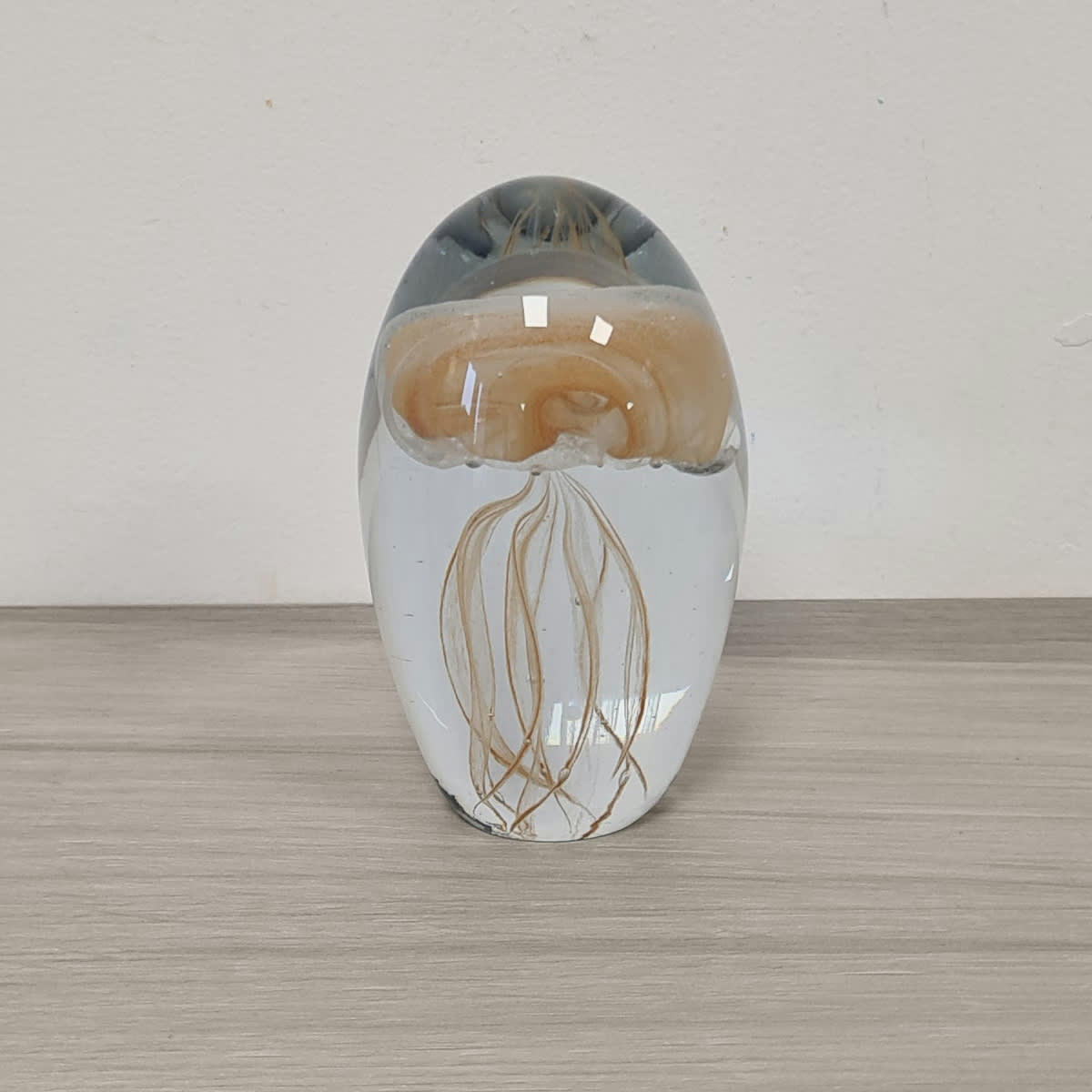 - Presse papier Méduse en verre 8 cm