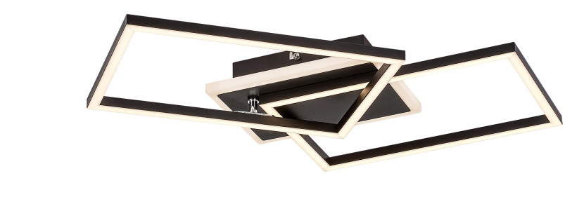 Lampa sufitowa Athelstan czarna matowa-biała LED 1x40W 3000K 2050lm Rabalux