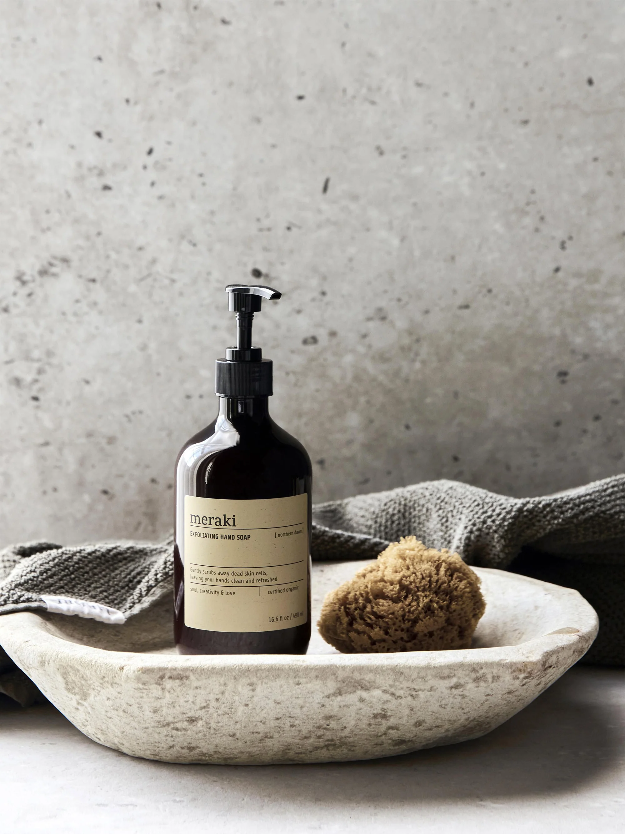 Peeling-Handseife Northern Dawn (Orange, Zedernholz & süßer Balsamico)