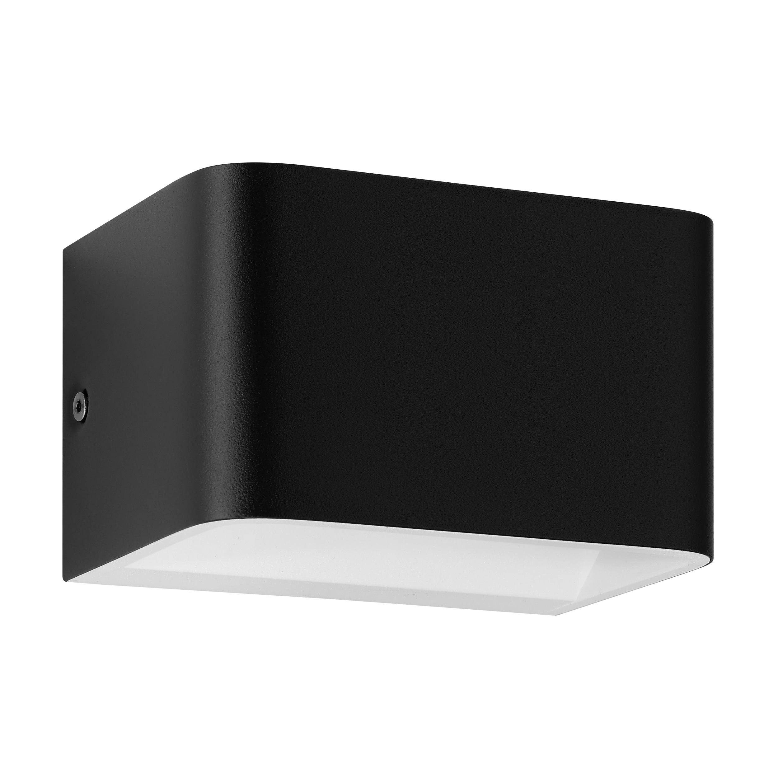 EGLO wandlamp Sania 4 - led - 13 cm - zwart/wit