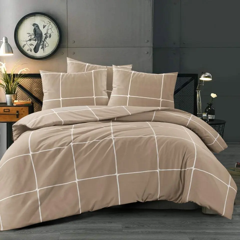 Day Dream Stan - Dekbedovertrek - Eenpersoons - 140 x 200/220 - Beige