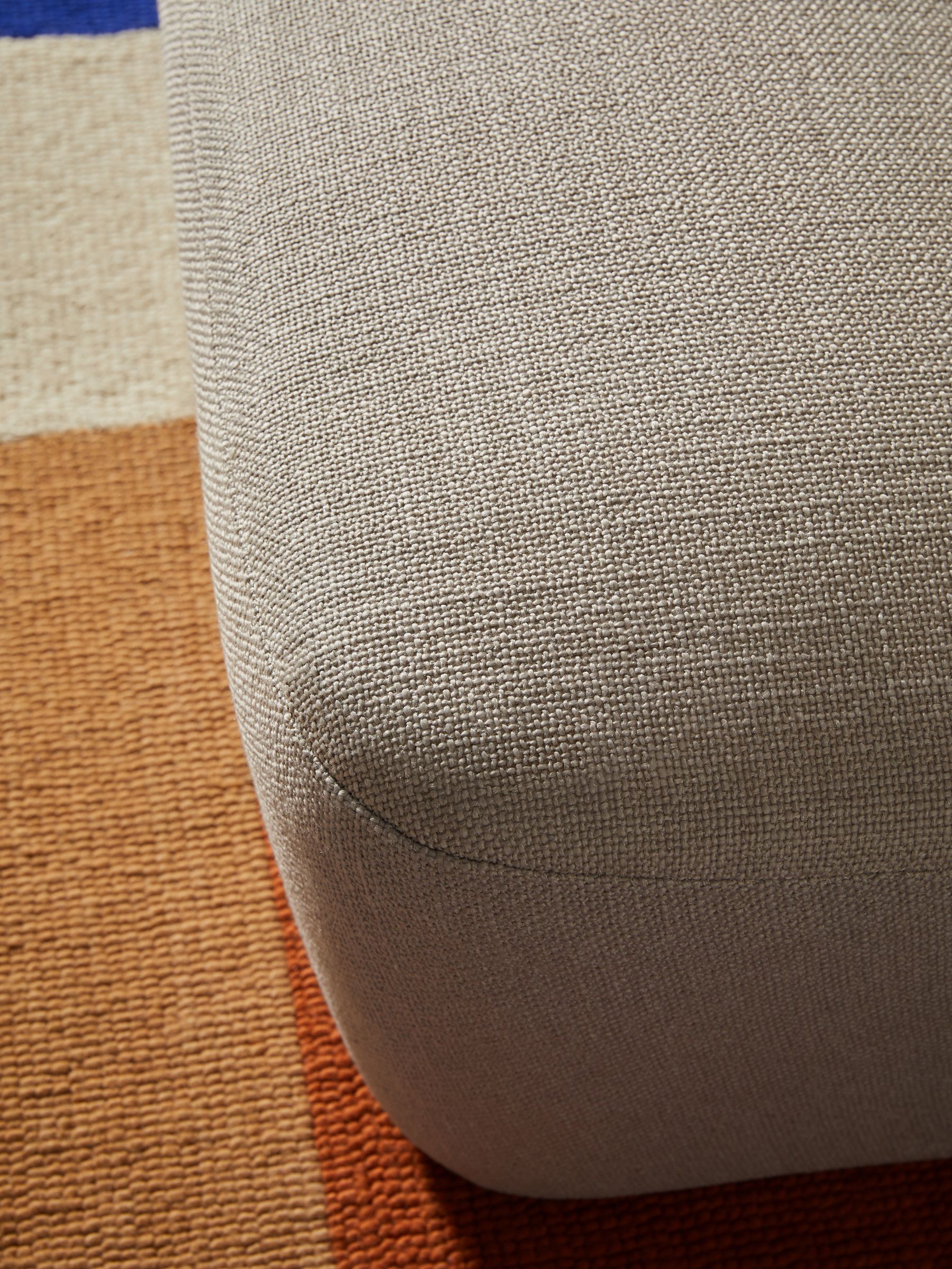 Topeka Small 2 Seater Sofa in Natural Oat Textured Weave
