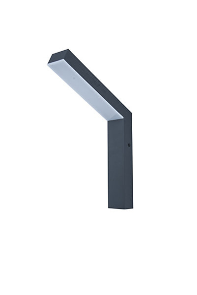 Applique murale Kalari LED intégrée 1200lm 23W IP54 GoodHome gris anthracite