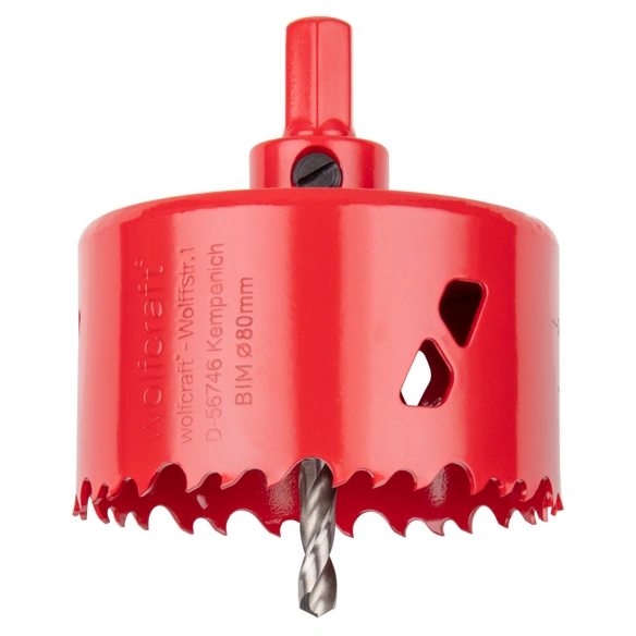 Lochsäge, Ø: 80 mm, Bimetall