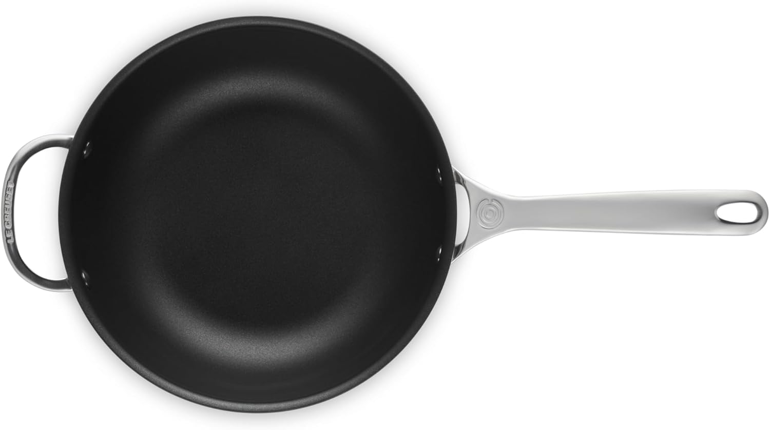 Le Creuset Tri-Ply Stainless Steel Pan 3.5 Quart Nonstick Saucier