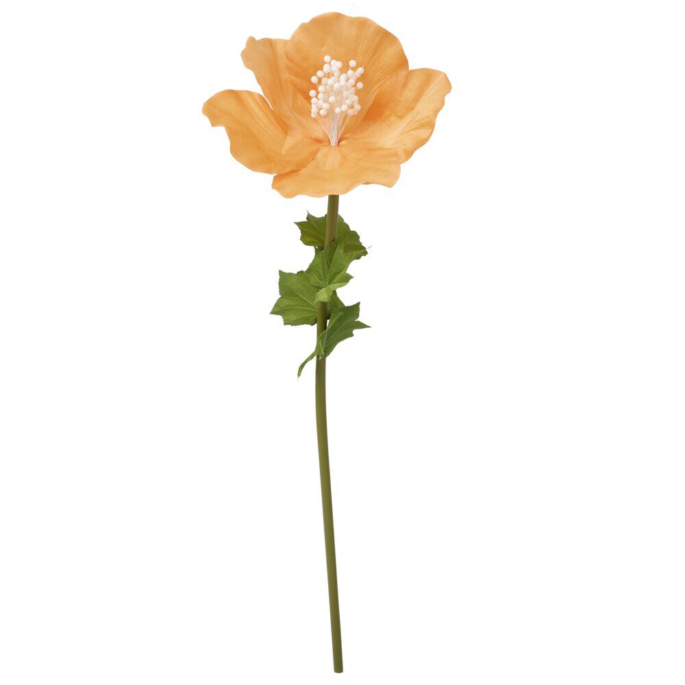 Fleur artificielle pavot rouge XXL 1 tige Ø60xH180cm