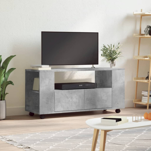 Szafka pod TV szarość betonu 102x34.5x43 cm