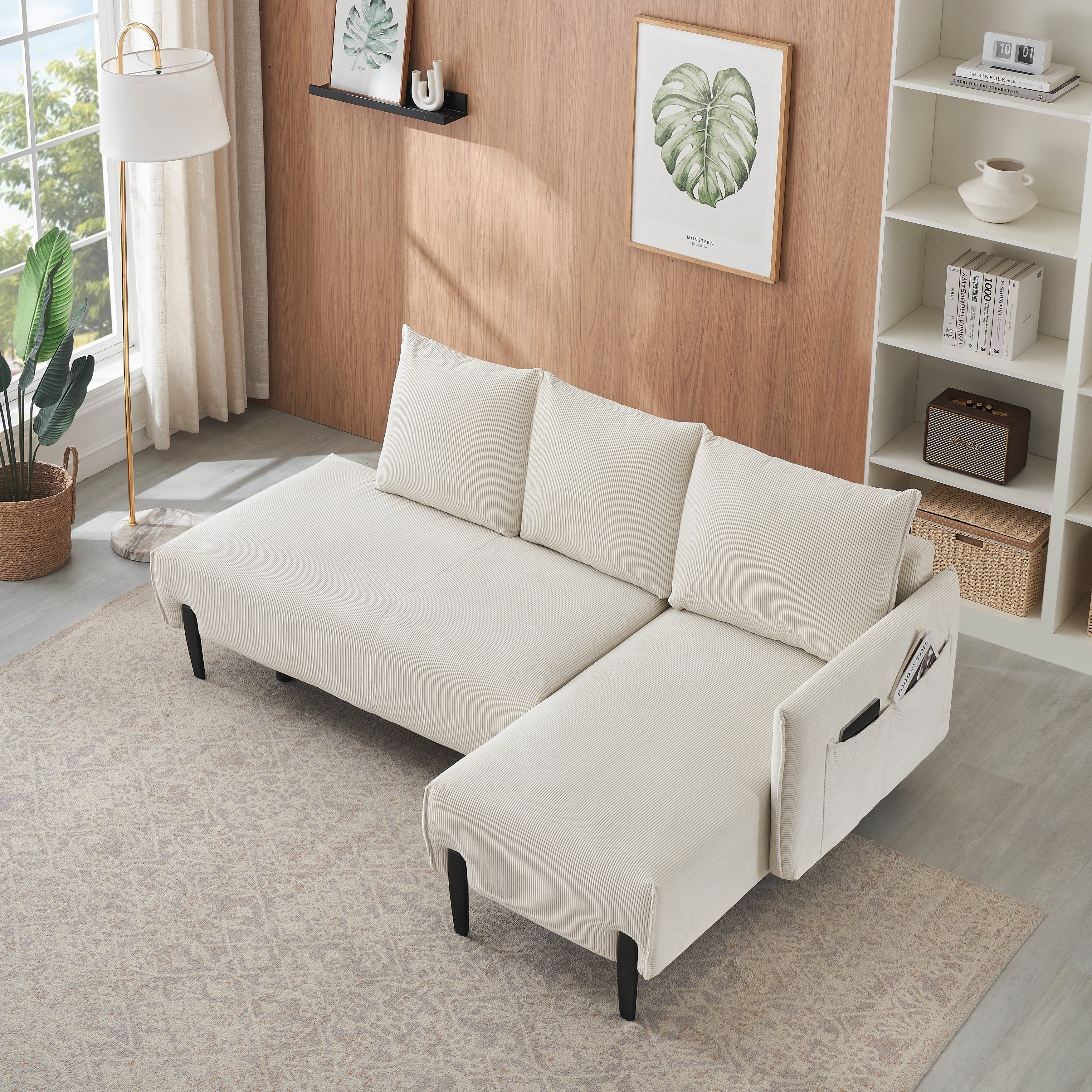 79.50 inches Long Sofa , with Spacious and Comfortable Seats, for Apartment Office Living Room