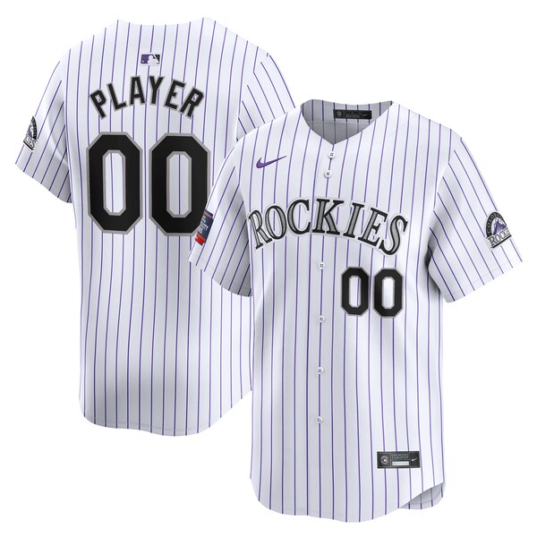 Colorado Rockies Nike 2024 MLB World Tour Mexico City Series Home Limited Pick-A-Player Jersey – White