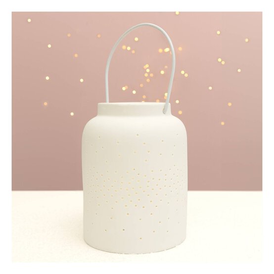 Ceramic LED Lantern 18cm