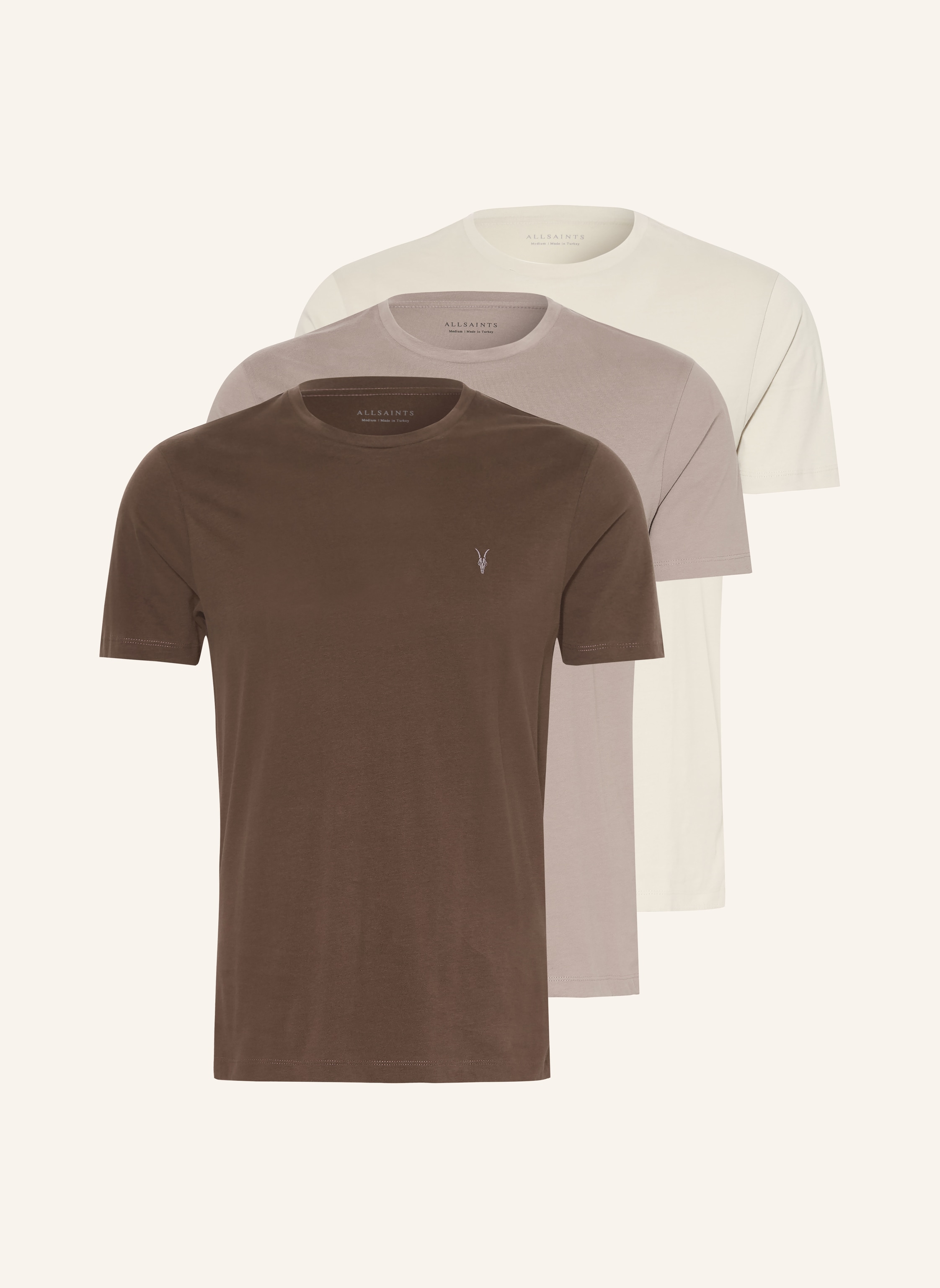 ALLSAINTS 3er-Pack T-Shirts BRACE SS