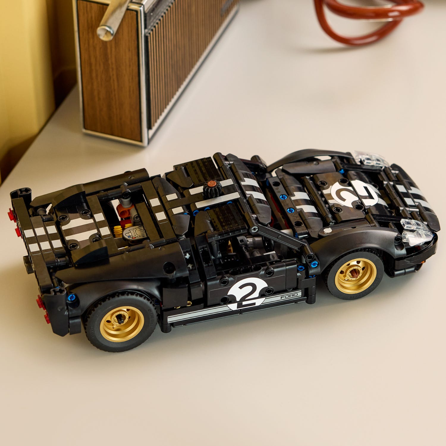 Auto da corsa Ford GT40 MKII 1966 Lego Technic
