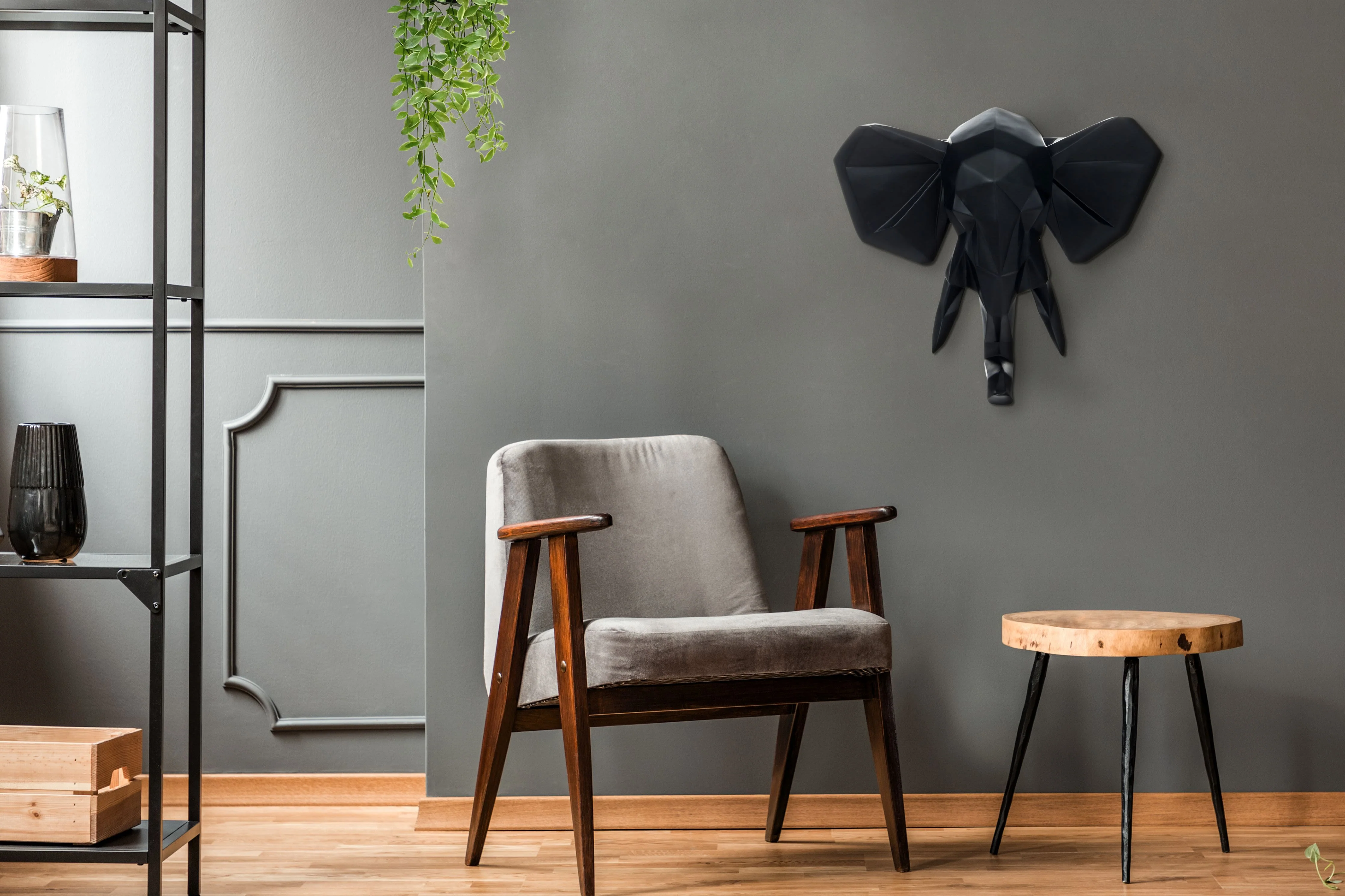 Decoratief wandobject Elephant