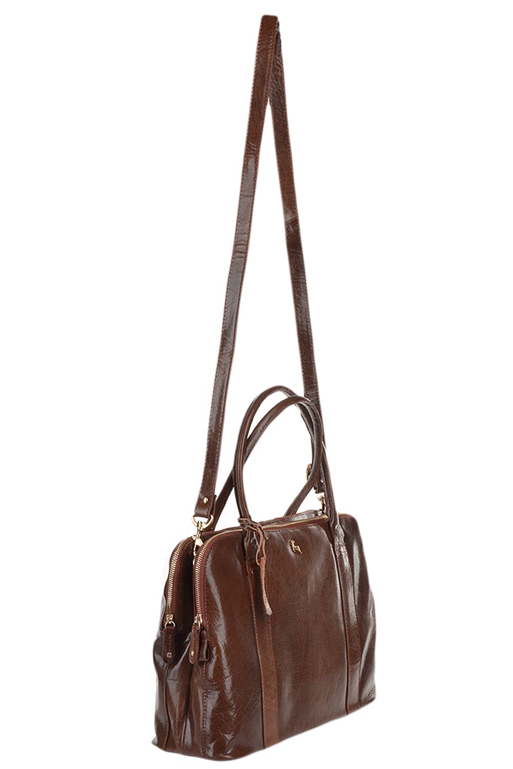 Ashwood Leather Three Section Large Veggie Tanned Leather Bag