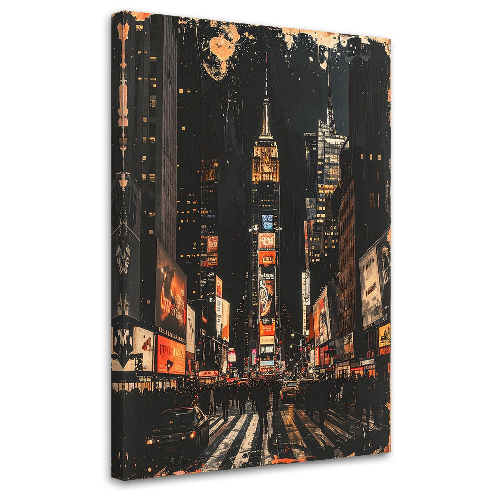 Obraz do salonu sypialni biura loftu, Nowy Jork Times Square 20x30