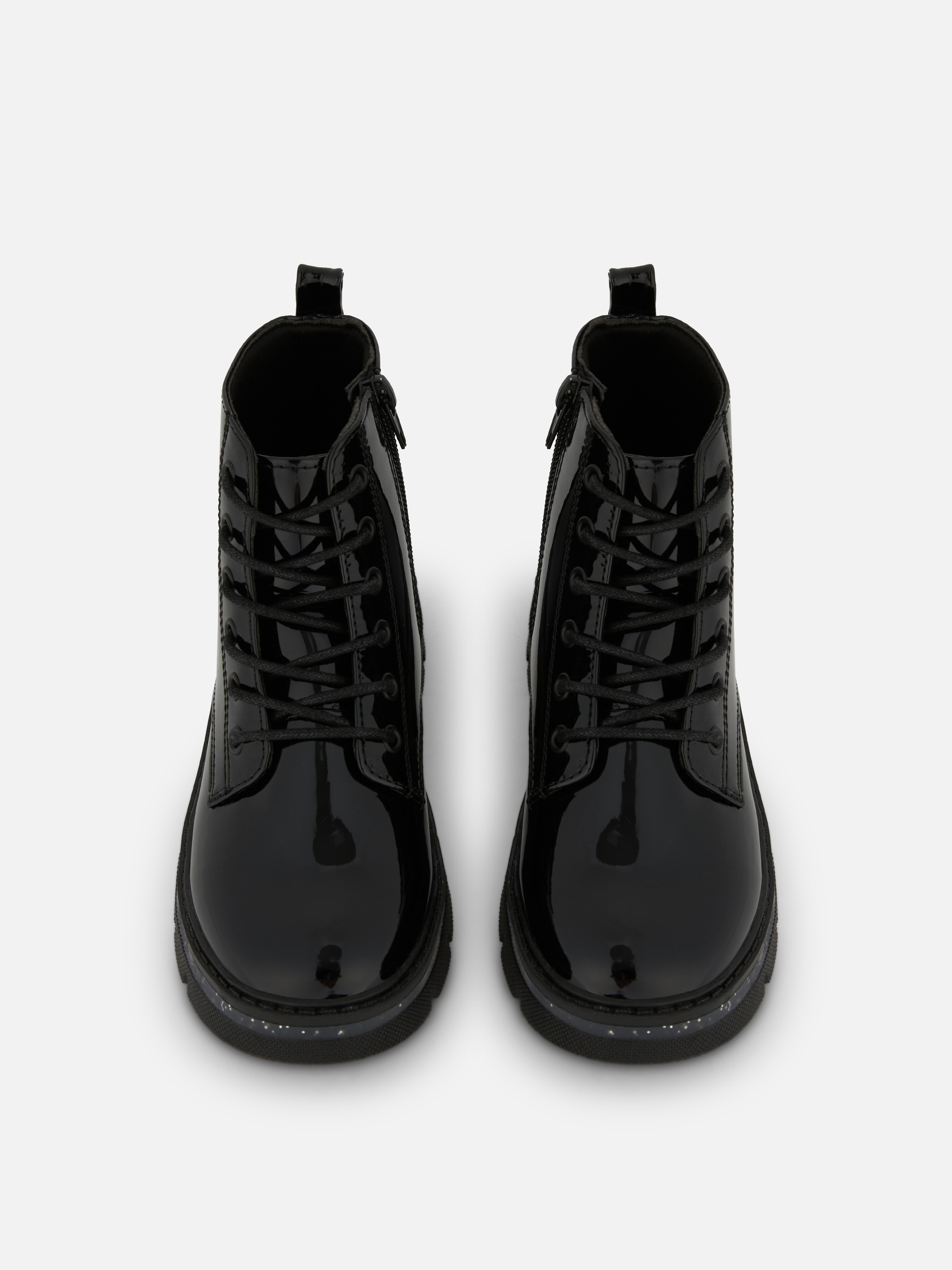 Zip-Up Butterfly Ankle Boots