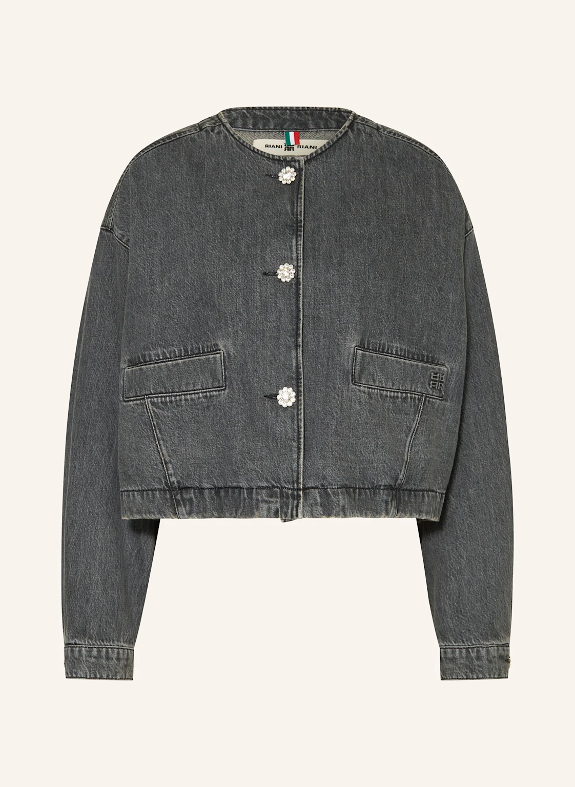 RIANI Jeansjacke mit Schmucksteinen