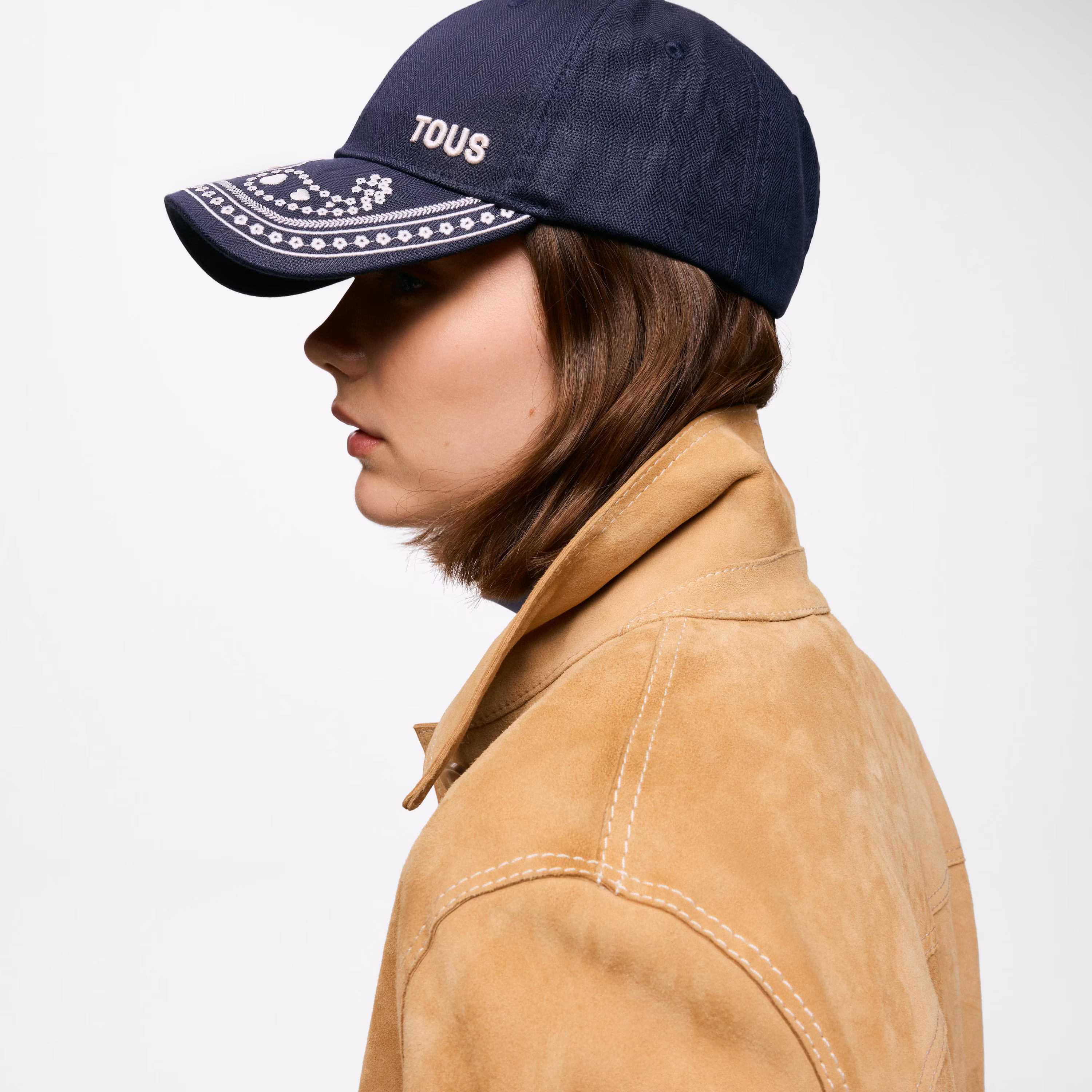 Gorra azul marino bordado TOUS Motifs Paisley