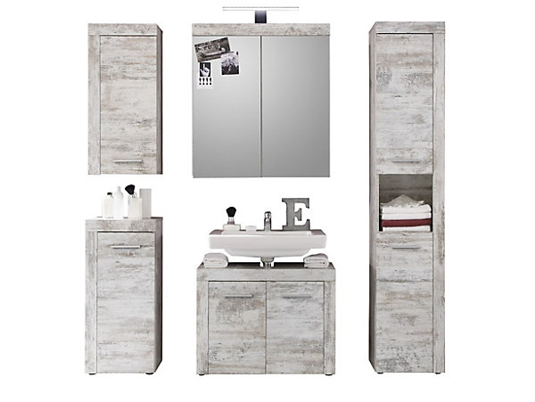 Ensemble Salle de bain PUKET 72 x 56 x 34 cm - Gris clair
