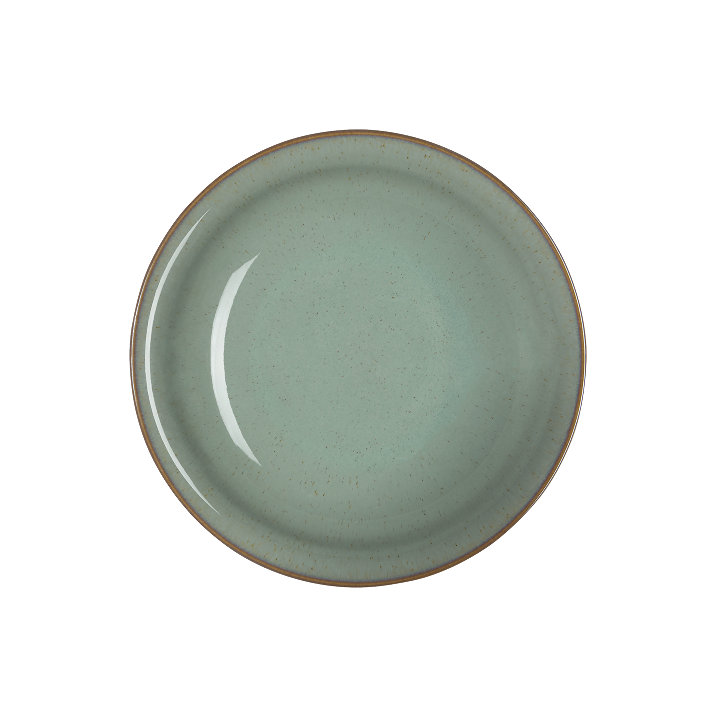 Regency Green Medium Shallow Bowl