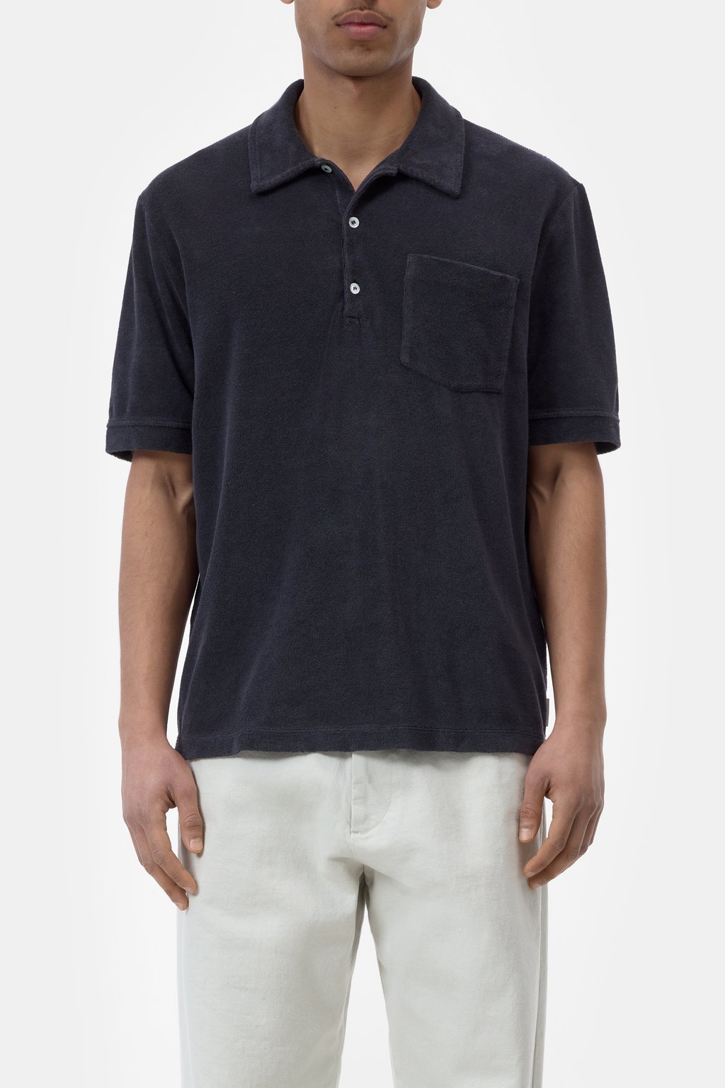 Frottee Shirt aus Baumwoll-Mix